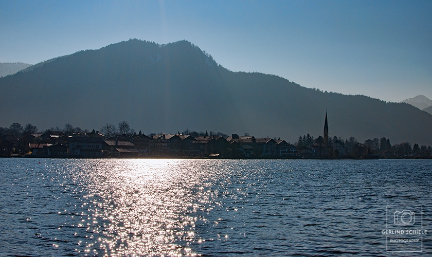 Sonne im Tegernsee Copyright Gerlind Schiele Photography +49 (0) 170 - 908 85 85